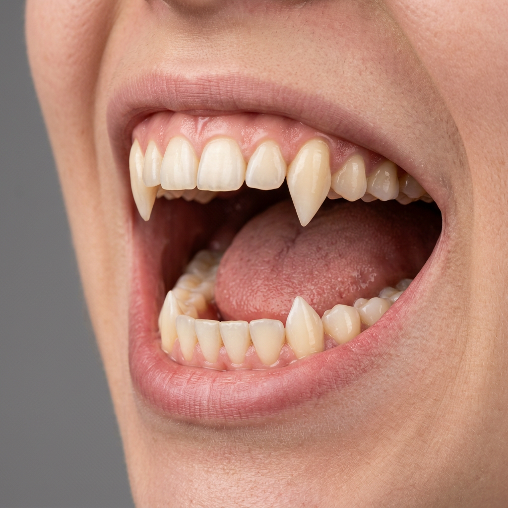 Sharp teeth